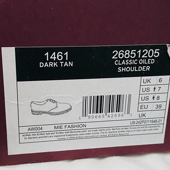 Dr. Martens 1461 MADE IN ENGLAND Oxfords - Picture 16 of 16